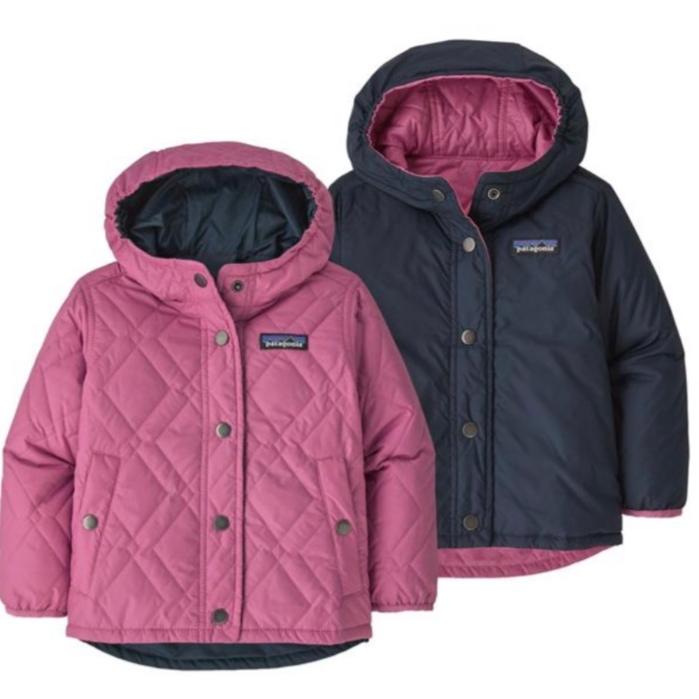 Baby Reversible Diamond Quilt Hoody size 3-6 month